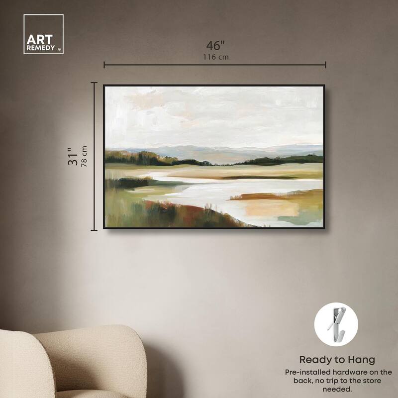 Verdant Valley Canvas by Art Remedy