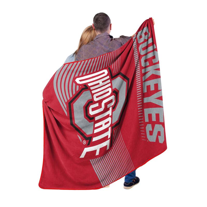 NCAA Ohio State Buckeyes 60" x 80" Raschel Throw Blanket