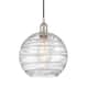 Option Polished Nickel / Clear Deco Swirl