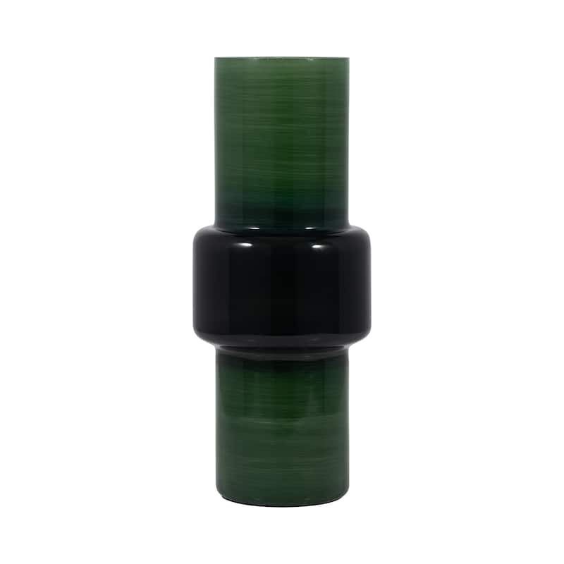 Sagebrook Home Glass Solid Color Modern Cylinder Vase