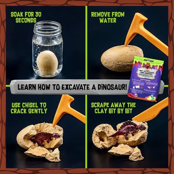 Dinosaur egg slime excavation tips