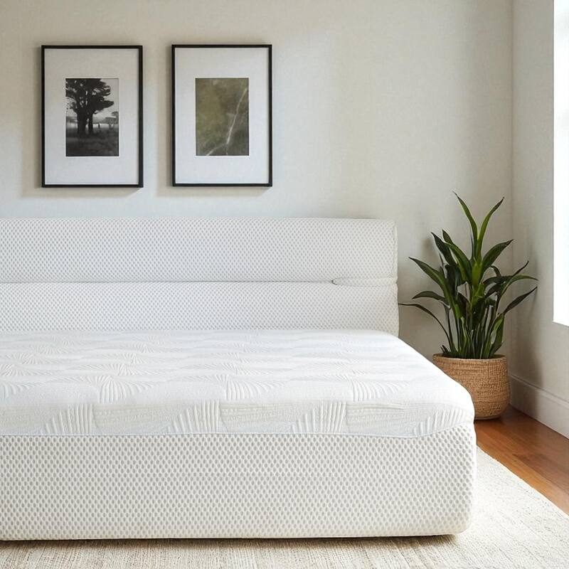 Compressed Integrated Bed in a Box, All-in-One Frame & Mattress, Cooling Hybrid, No-Assembly, Full/Queen/King
