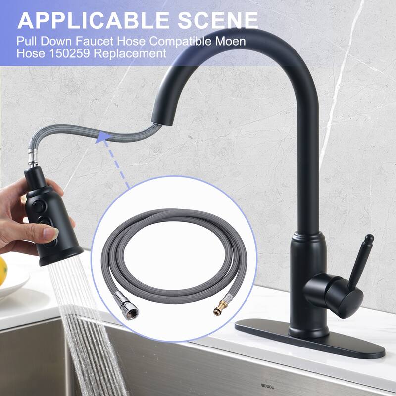 WOWOW G 3/8 in. Pull Down/Pull Out Hose Replacement