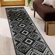 preview thumbnail 32 of 40, Transitional Bohemian Area Rug Black - 2' 3" x 8'