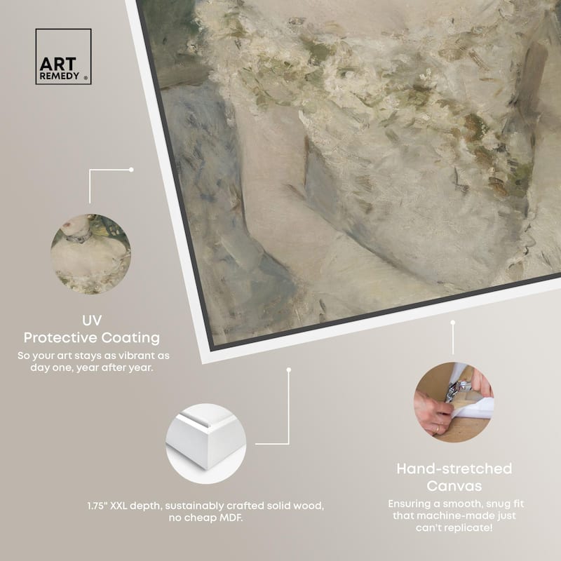Young Girl in a Ball Gown Canvas by Art Remedy