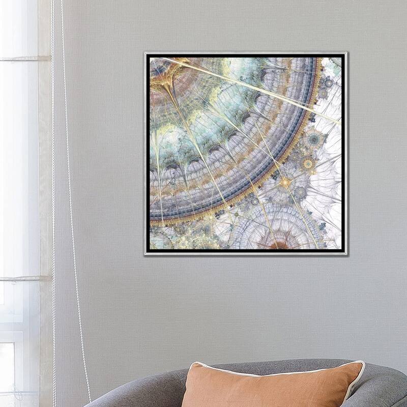 iCanvas "Clockworks IV" by James Burghardt Framed