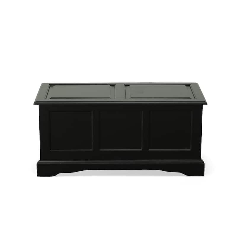 Antique Black Devonshire Blanket Chest