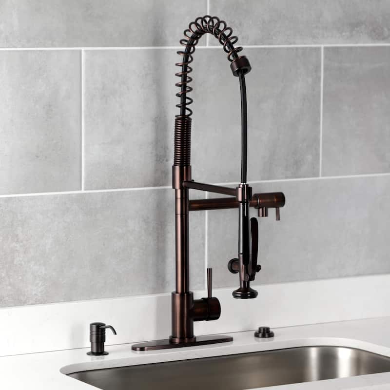 Milano Straight Nozzle Metal Soap Dispenser