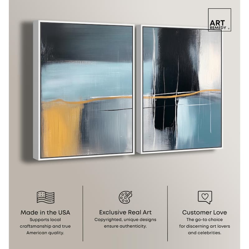 Still Cadence Canvas Set of 2 by Art Remedy