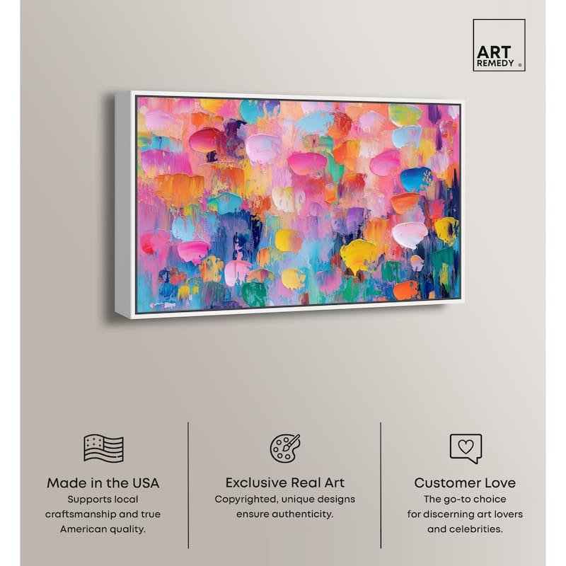 Jubilee of Colors Canvas by Art Remedy