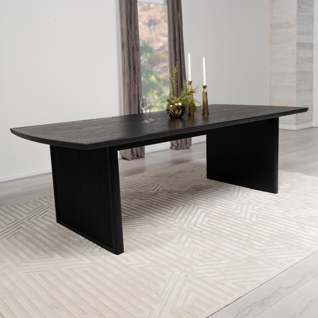 Mason Black with Removable Extension Leaf Dining Table