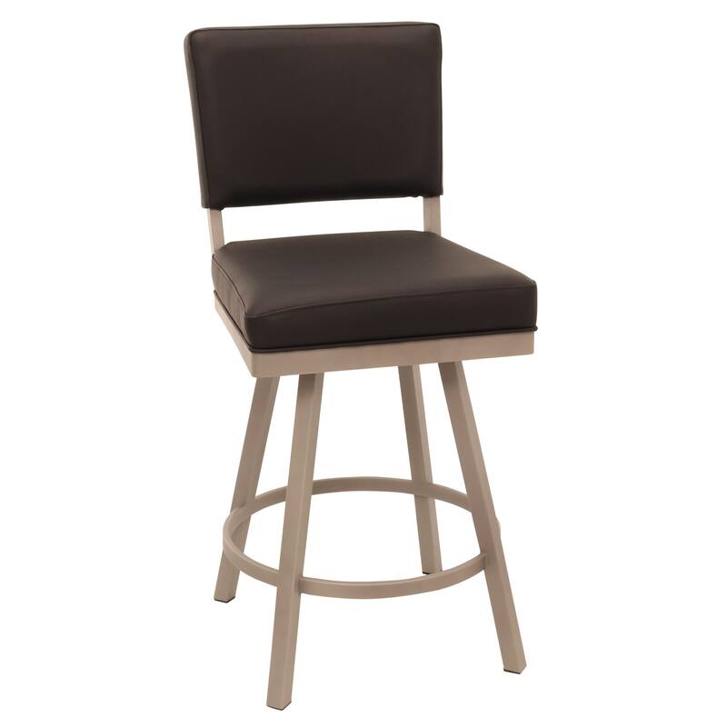 Tempo Furniture Emerson Swivel 26" Counterstool w/ Fully Welded Metal Frame (Commercial Grade) by Furnish Theory (Var. Colors)
