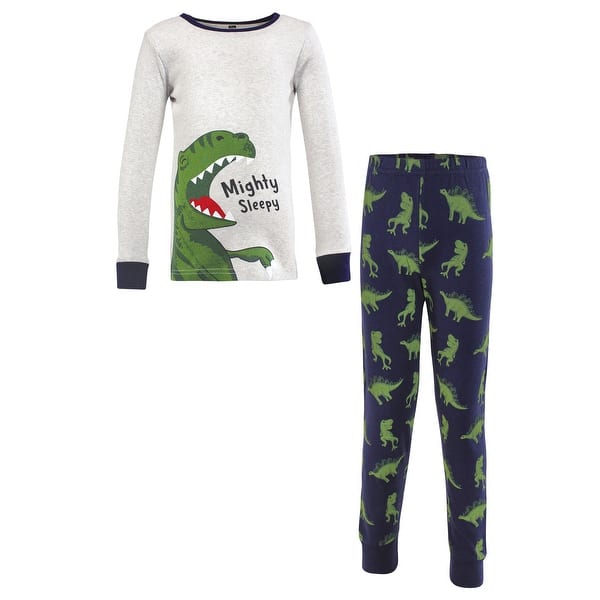 slide 1 of 1, Hudson Baby Boy Cotton Pajama Set, Boy Dino 12-18 Months - Boy Dino