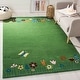 preview thumbnail 1 of 11, SAFAVIEH Handmade Kids Jasmyn Wool Rug 3' x 5' - Green/Multi
