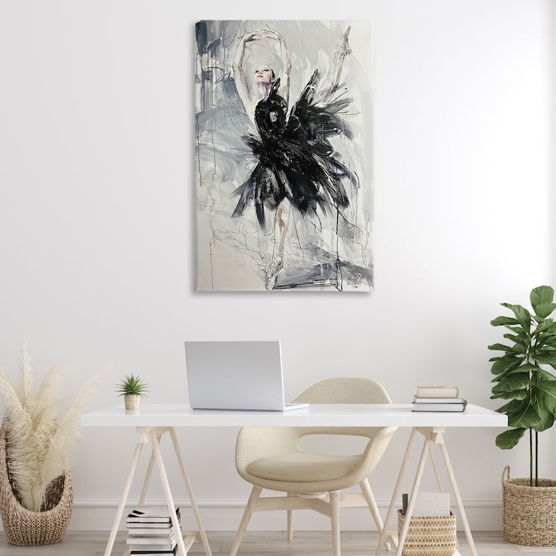 Stupell Graceful Dancer Abstract Canvas Wall Art Design By Lucille Lee