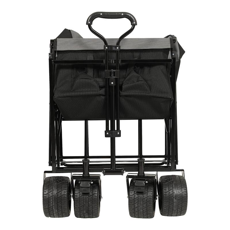 480 lb Folding Wagon Stroller with Canopy & Mosquito Net