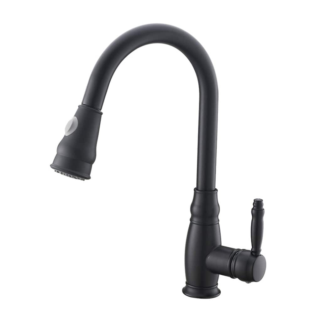 Single Handle Kitchen Sink Faucet with Pull Down Sprayer Brass Pull Out Kitchen Basin Vanity Faucets with Sprayer