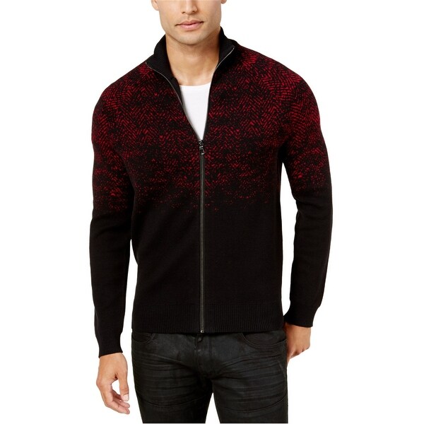 men's full zipper cardigan sweater
