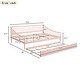 preview thumbnail 4 of 22, Multi-functional Design,Full Size Daybed with Trundle and Support Legs,Solid Construction