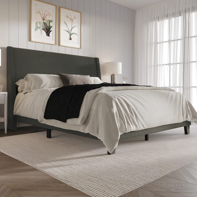 Clayfell Sidney Upholstered Panel Bed