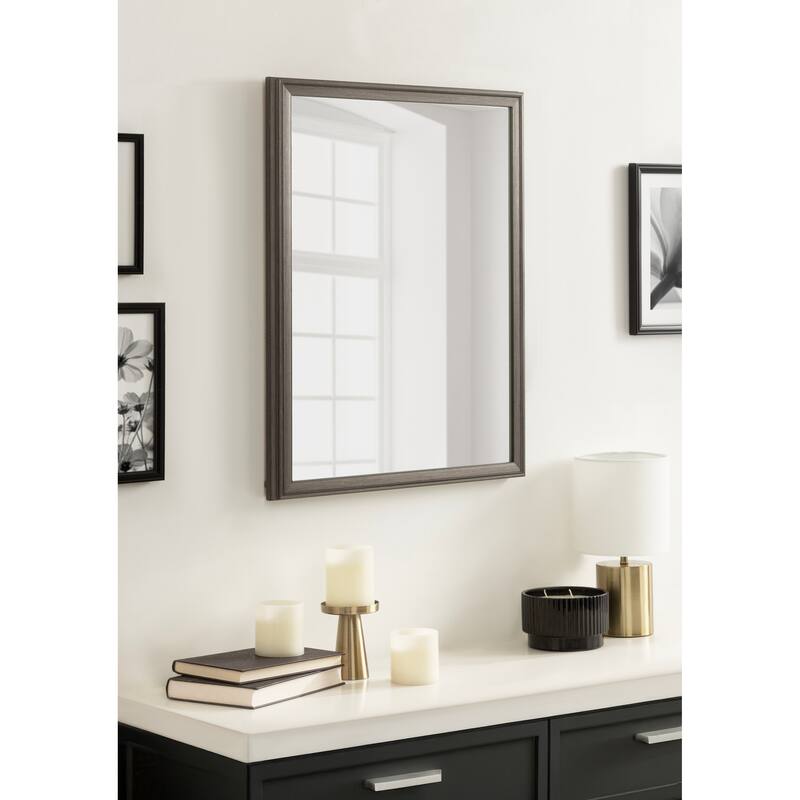 Kate and Laurel Colette Rectangle Bathroom Wall Mirror