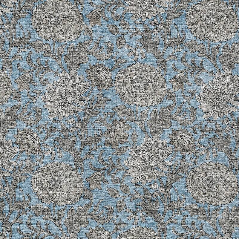 HomeRoots Floral Transitional Rectangle Outdoor Rug
