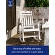 preview thumbnail 127 of 134, WINSOON All Weather HIPS Outdoor Rocking Chair, Set of 2