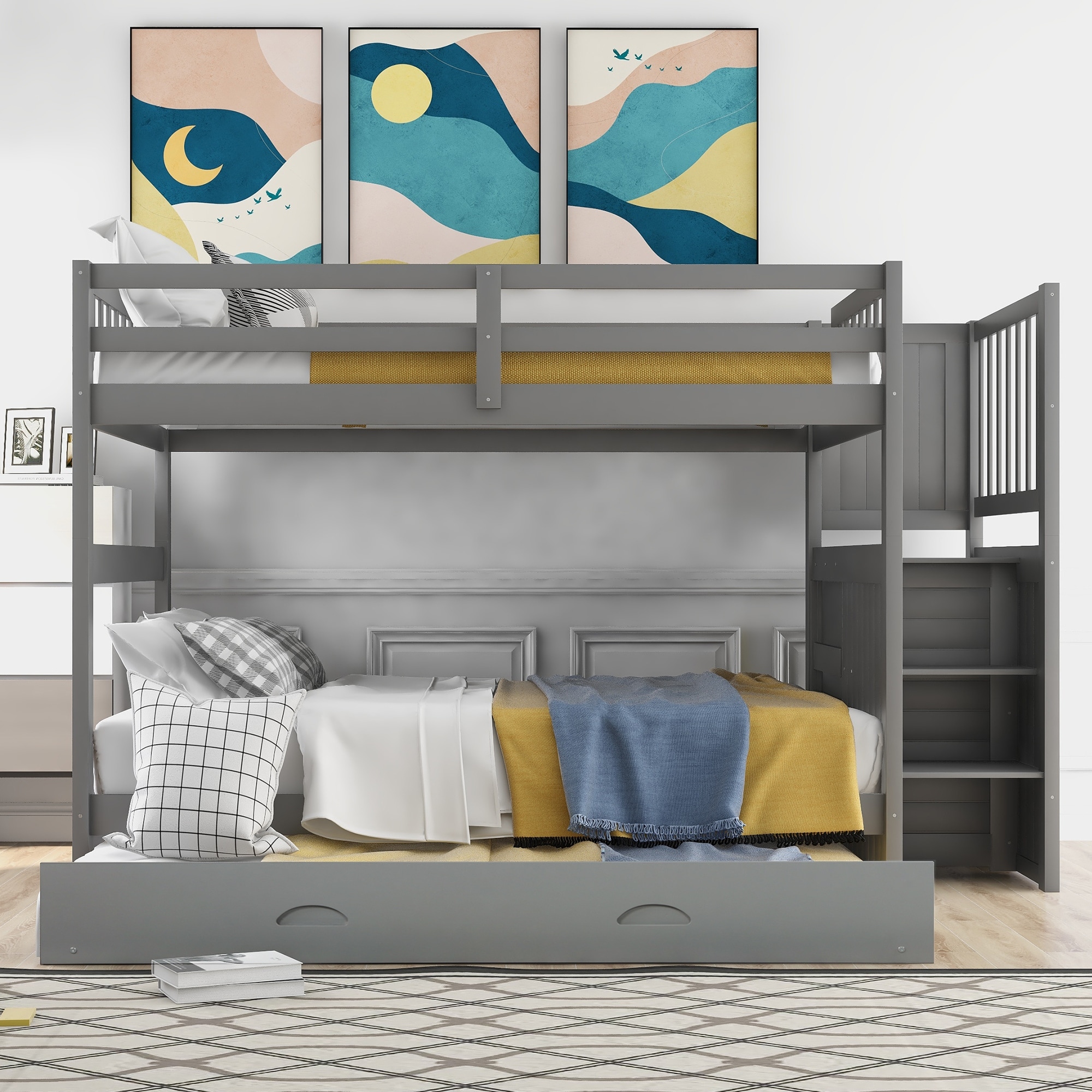 Twin over full discount bunk bed clearance
