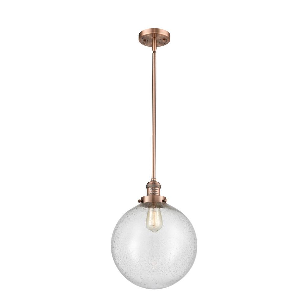 Innovations Lighting Franklin Restoration Beacon - 1 Light 12" Stem Hung Mini Pendant