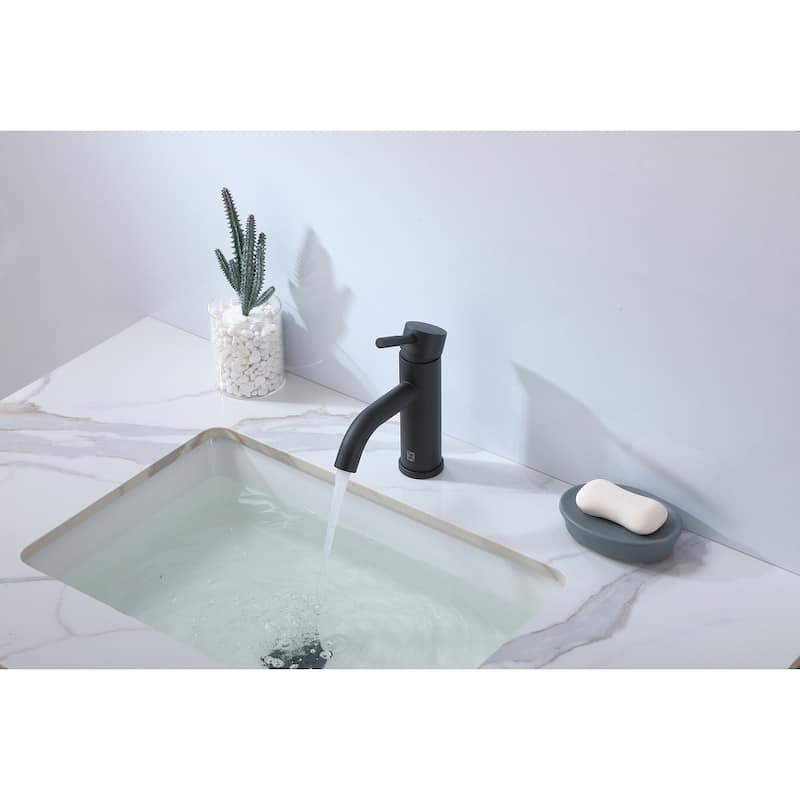 Elegant Lighting FAV-1006 Victor 1.5 GPM Single Hole Bathroom Faucet