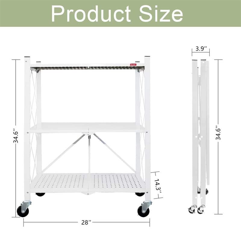 No Assembly Organizer Rack for Garage Kitchen