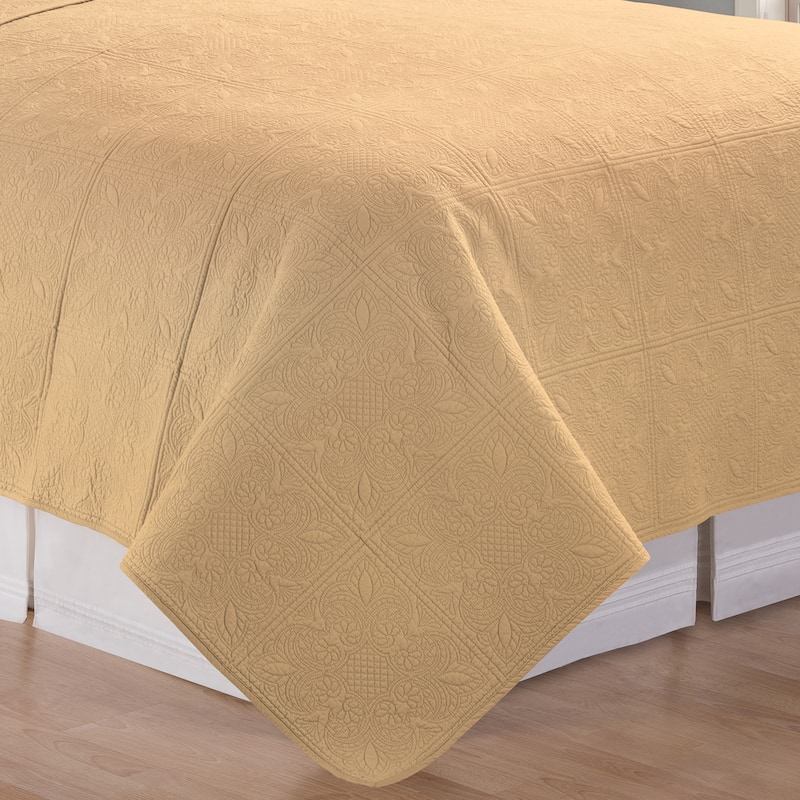 Cornsilk King Matelasse Quilt