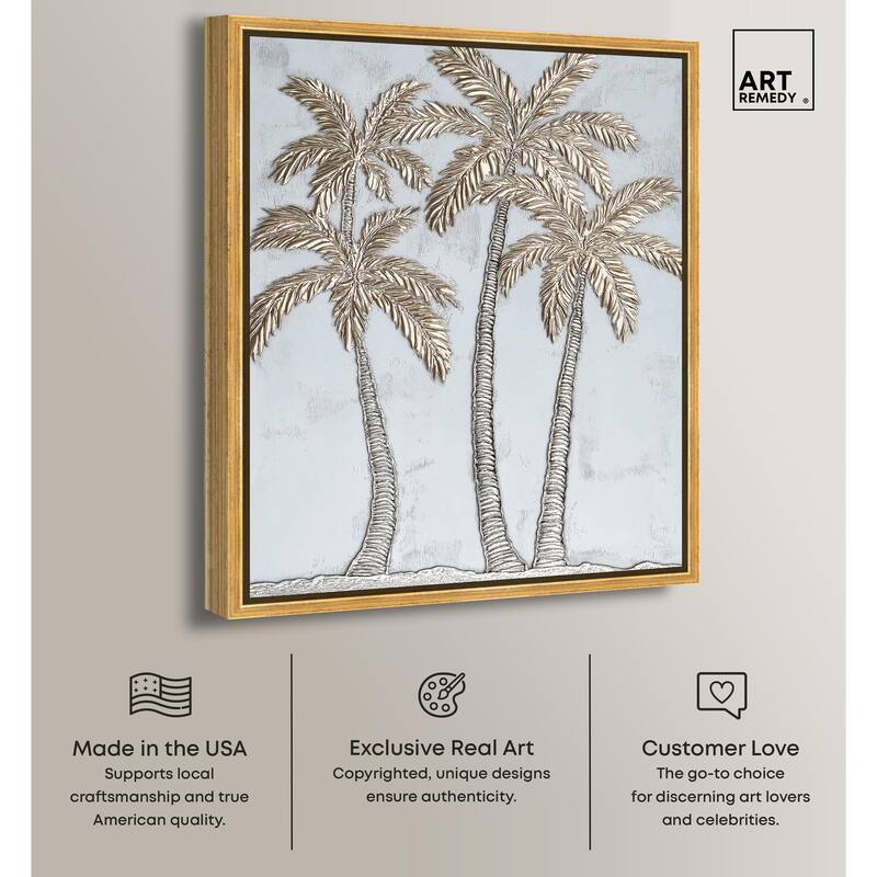 Palm Pantheon Canvas by Art Remedy