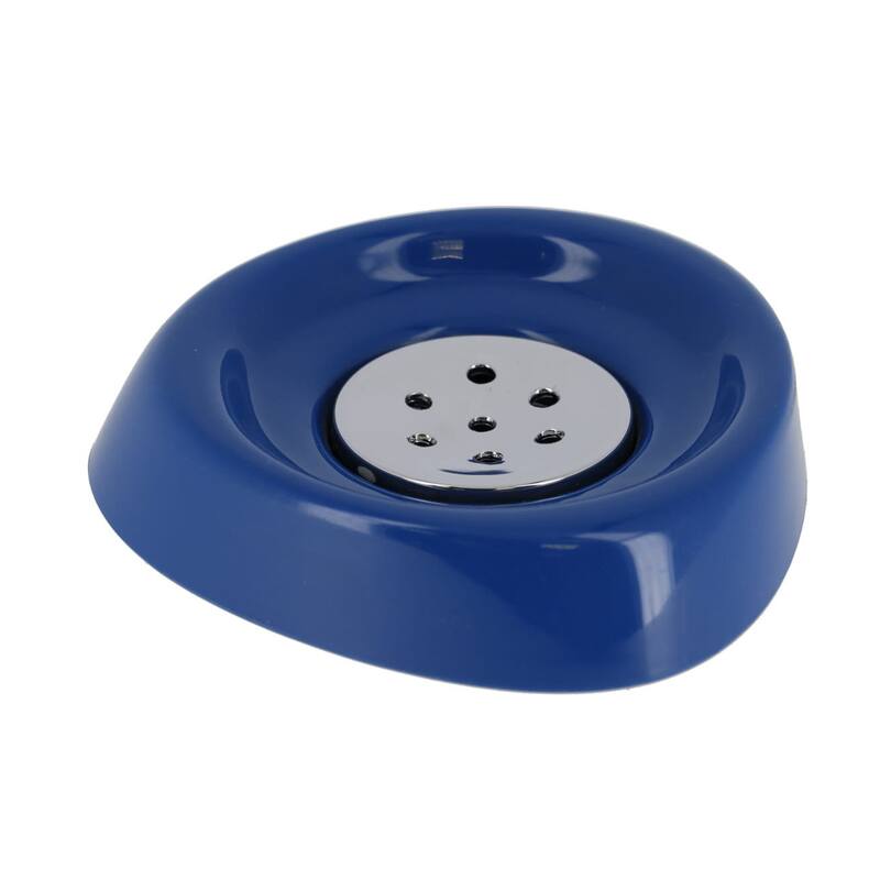 Soap Dish Cup Holder Drain Plug Design - 5 L x 5 W x 1 H