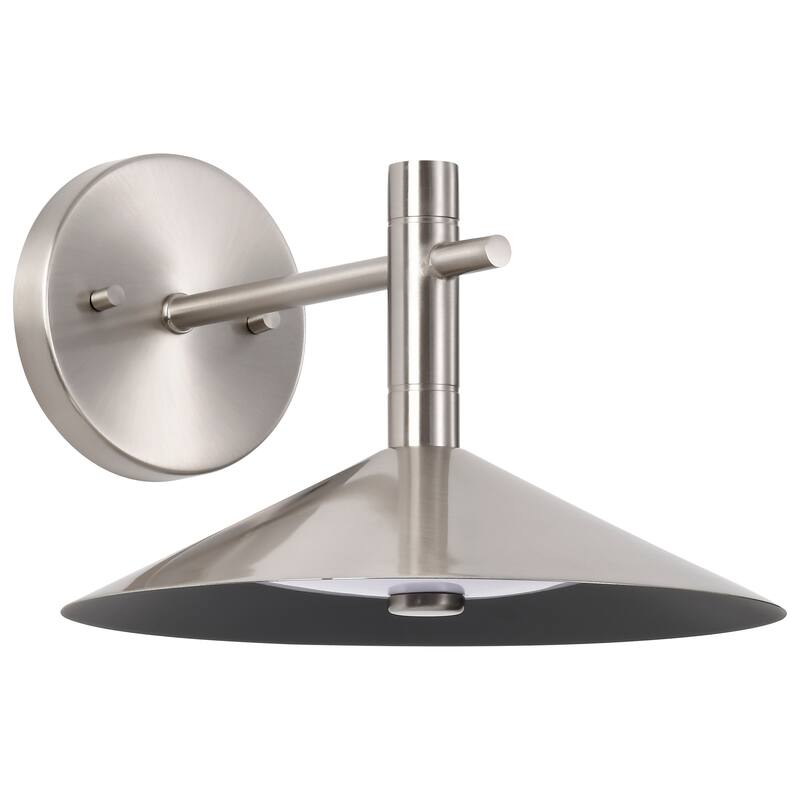 Corrine 10 Inch LED Wall Sconce Brushed Nickel 3K/4K/5K CCT Selectable - Brushed Nickel