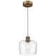 Option Antique Brushed Brass / Seeded Glass
