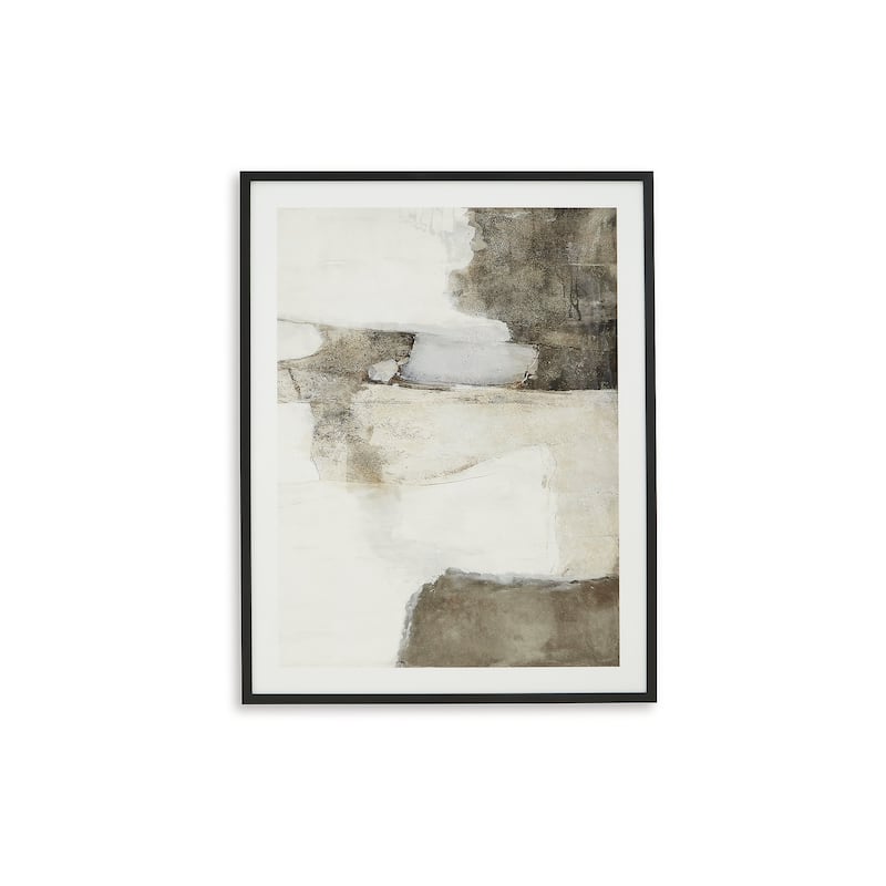 Signature Design by Ashley Aldricton Brown/White Wall Art