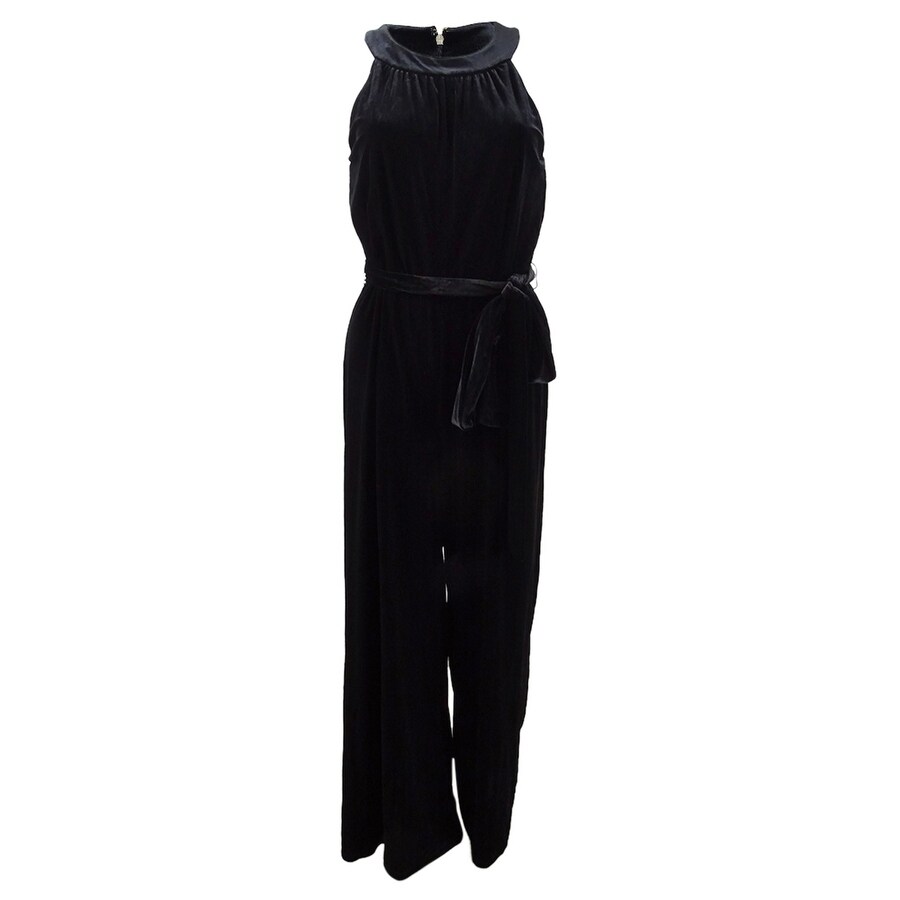 tommy hilfiger women's black jumpsuit