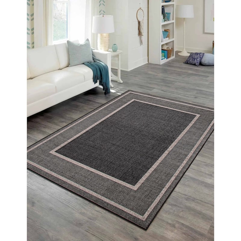 ECARPETGALLERY Machine Woven Jute Natura Polypropylene Rug