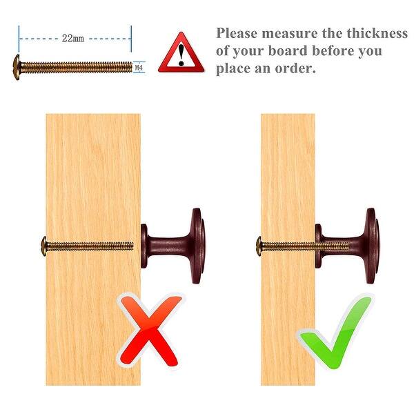 Shop Wood Pull Handles 65mm Hole Distance 95mm Length Cabinet
