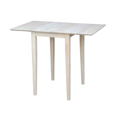 International Concepts Small Drop Leaf Shaker Style Dining Table