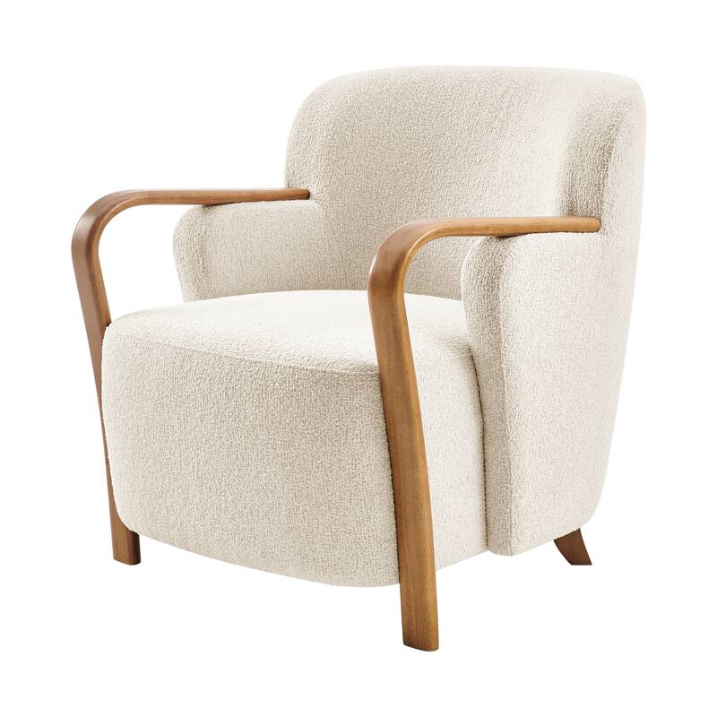 NPD Furniture Tania Fabric Accent Arm Chair - Palladian Beige