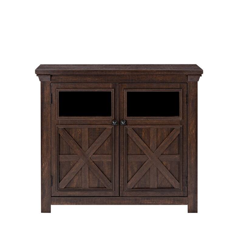 Farmhouse Style 2 Doors Large Buffet Sideboard Cabinet, Barn Design Storage Cabinet for Dining Room, Living Room