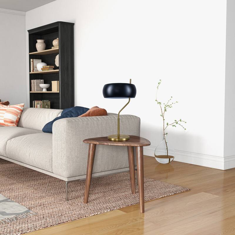 Minimalist Gold and Black Dimmable Table Lamp
