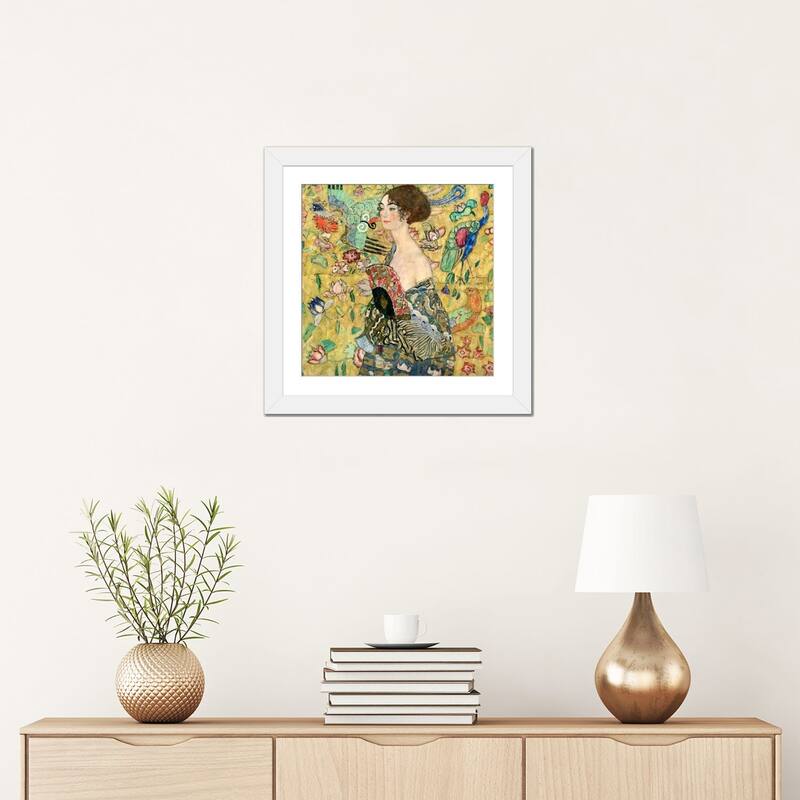 iCanvas "Lady with a Fan" by Gustav Klimt
