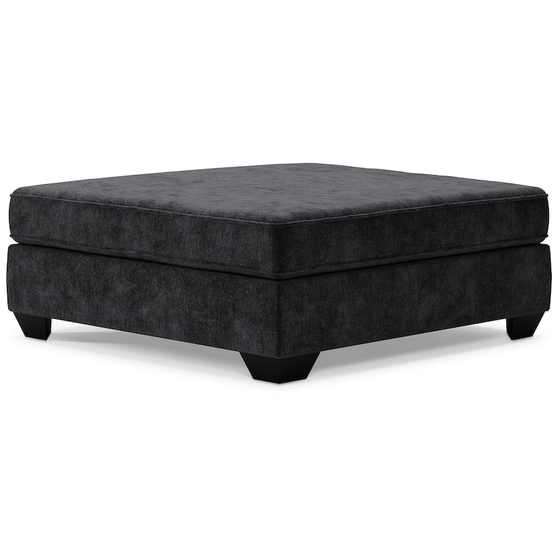 Signature Design by Ashley​ Lavernett Contemporary Oversized Accent Ottoman, Dark Gray