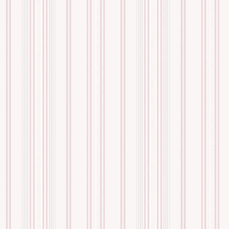 Galerie Wallcoverings Nostalgie Collection Multi Stripe Non-woven Matte Wallpaper Roll - 33 feet x 21 inches - Pink