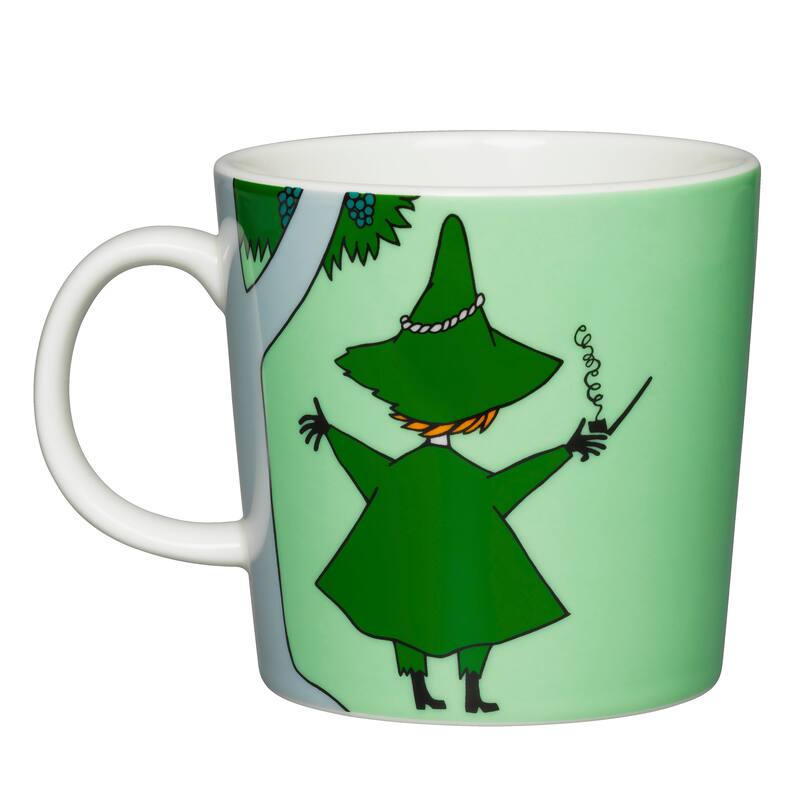 Moomin Arabia Mug 10oz Little My & Snufkin, 2-Piece