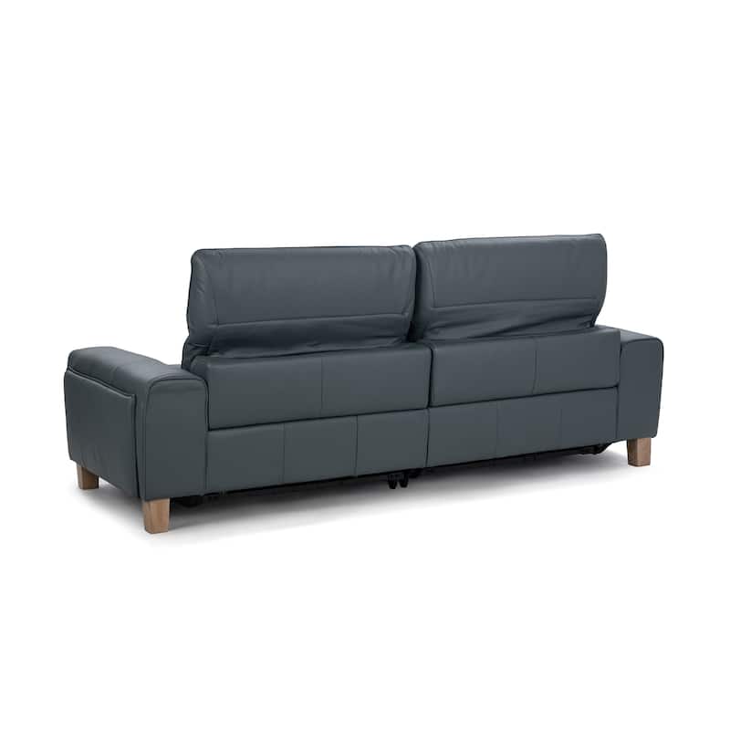 Classic Home Alea Zero Gravity Power Recliner Upholstered Leather Sofa