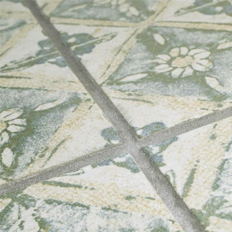 Merola Tile Klinker Retro Blanco Dafodil 12-3/4" x 12-3/4" Ceramic Floor and Wall Tile